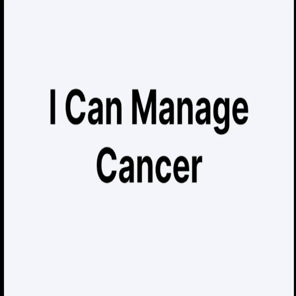 I Can Manage Cancer icon