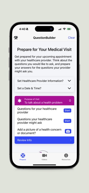 AHRQ Question Builder screenshot 6 of 29