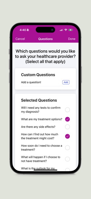 AHRQ Question Builder screenshot 7 of 29
