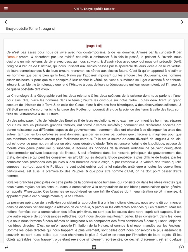 ARTFL Encyclopédie Reader screenshot 4 of 28