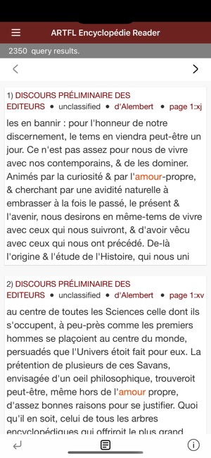 ARTFL Encyclopédie Reader screenshot 9 of 28