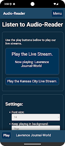Audio-Reader Network of Kansas screenshot 1 of 12