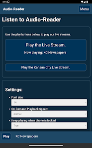 Audio-Reader Network of Kansas screenshot 8 of 12
