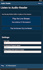 Audio-Reader Network of Kansas screenshot 9 of 12