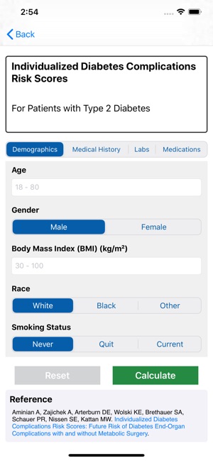 Bariatric Surgery Calculator screenshot 4 of 5