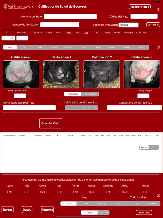 Calf Health Scorer screenshot 9 of 9