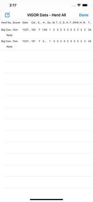 Calf VIGOR Scorer screenshot 15 of 17