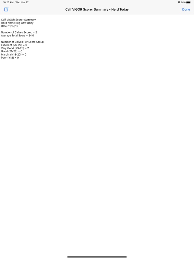 Calf VIGOR Scorer screenshot 6 of 17
