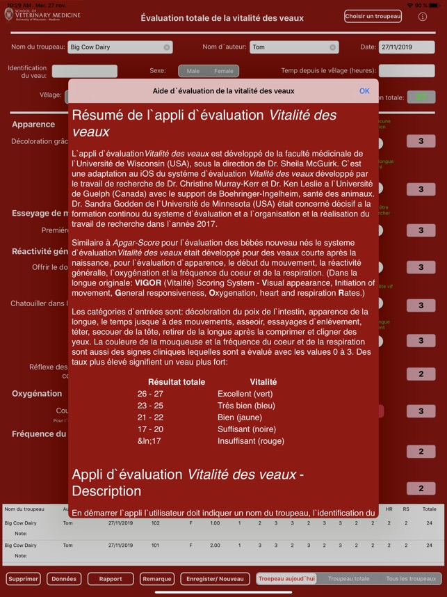 Calf VIGOR Scorer screenshot 10 of 17