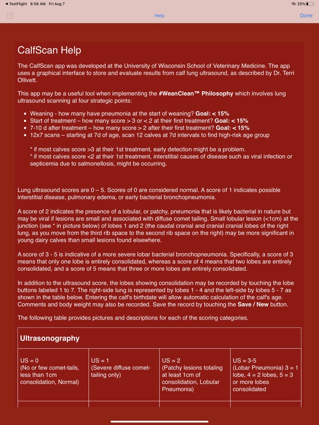 CalfScan screenshot 2 of 8