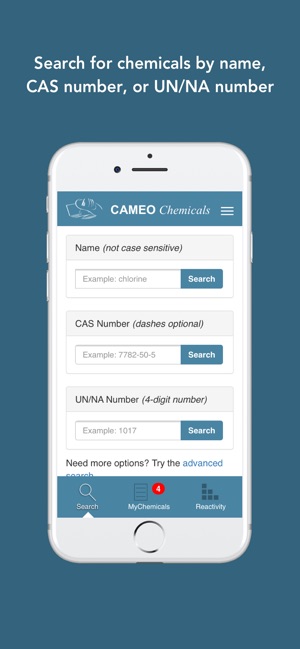 CAMEO Chemicals screenshot 1 of 27