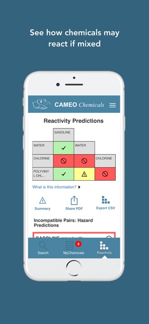 CAMEO Chemicals screenshot 5 of 27