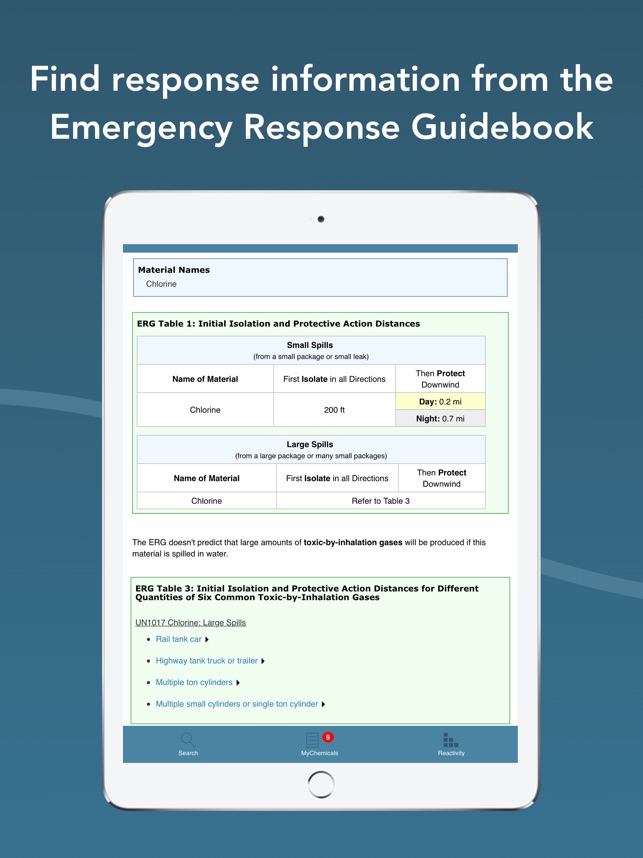CAMEO Chemicals screenshot 8 of 27