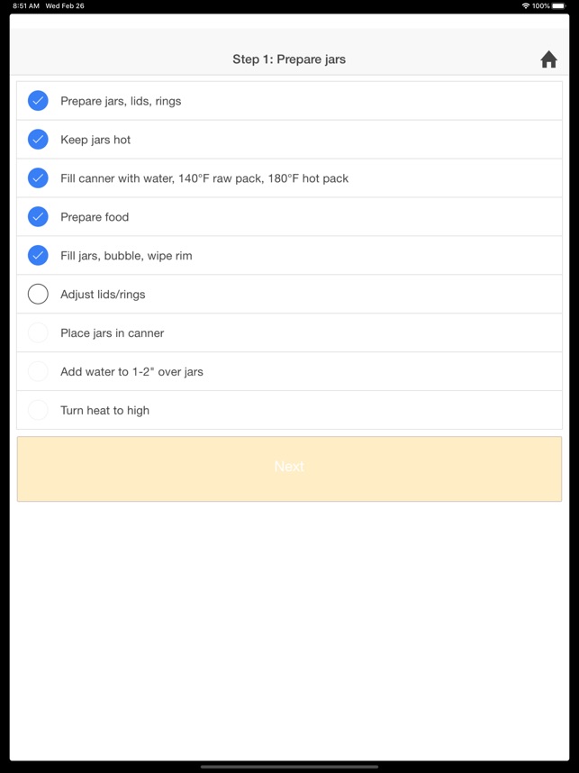 Canning timer & checklist screenshot 4 of 10