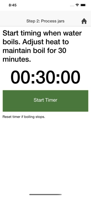 Canning timer & checklist screenshot 10 of 10