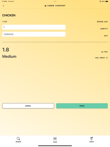 Carbon Foodprint screenshot 15 of 18
