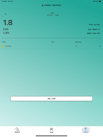 Carbon Foodprint screenshot 16 of 18