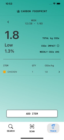 Carbon Foodprint screenshot 7 of 18