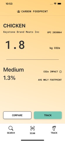 Carbon Foodprint screenshot 8 of 18