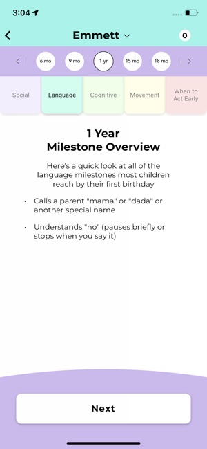 CDC's Milestone Tracker screenshot 7 of 16