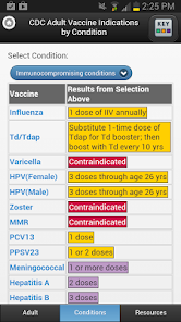 CDC Vaccine Schedules screenshot 7 of 12