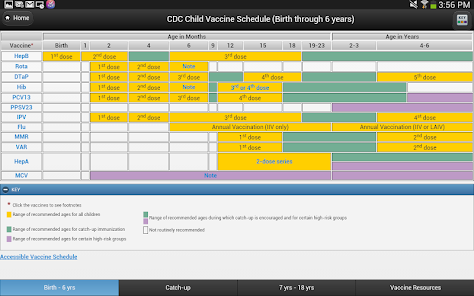 CDC Vaccine Schedules screenshot 11 of 12