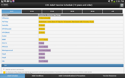 CDC Vaccine Schedules screenshot 12 of 12