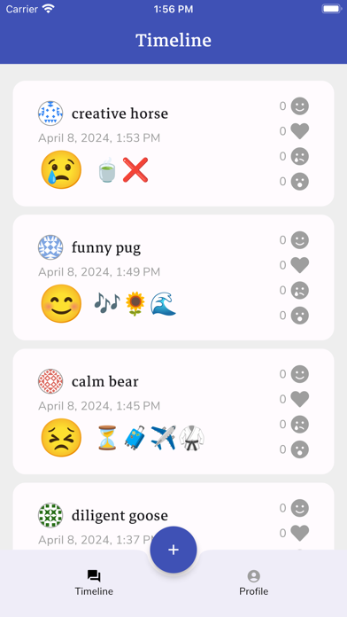 Chirp: Social Mood Tracker screenshot 2 of 24