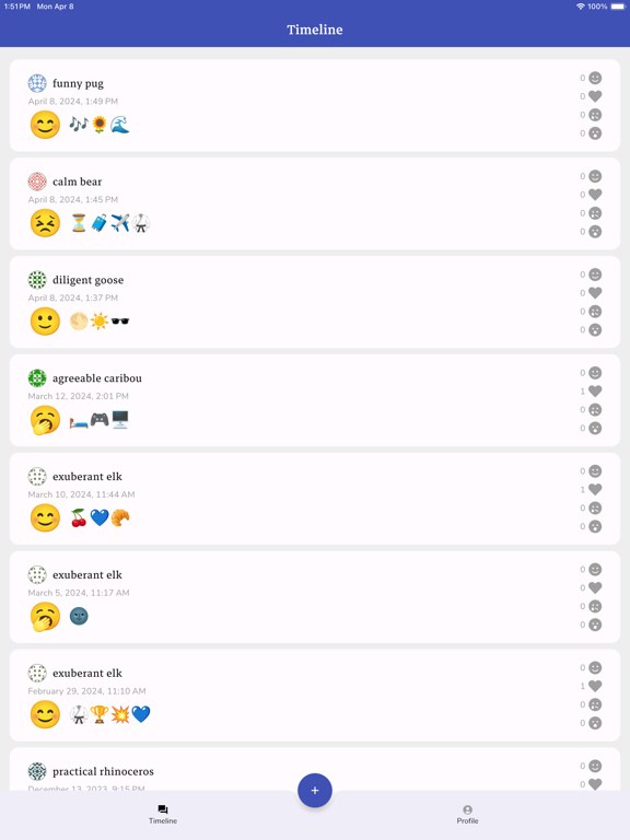 Chirp: Social Mood Tracker screenshot 7 of 24