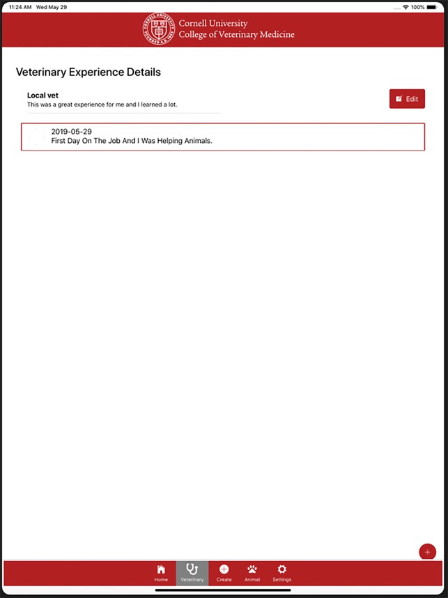 Cornell Vet preVet Tracker screenshot 4 of 10