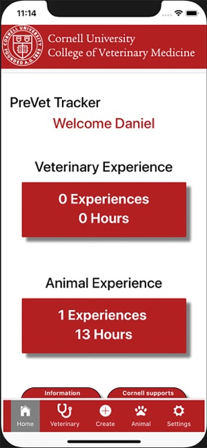 Cornell Vet preVet Tracker screenshot 7 of 10