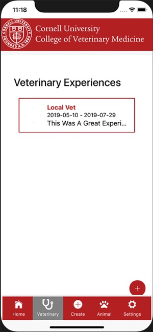 Cornell Vet preVet Tracker screenshot 8 of 10