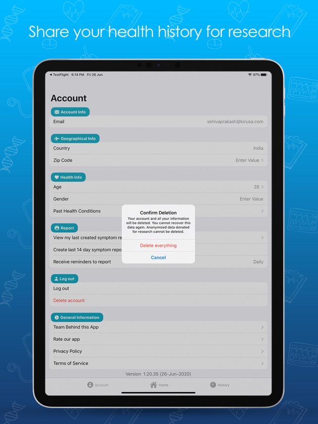 COVID Symptom screenshot 7 of 16