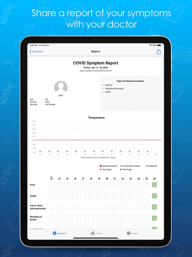 COVID Symptom screenshot 8 of 16