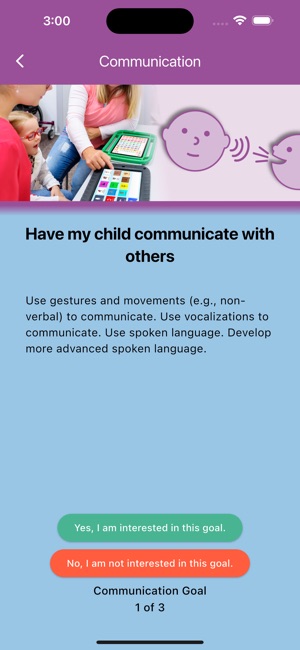 Creating Goals for Children screenshot 2 of 9