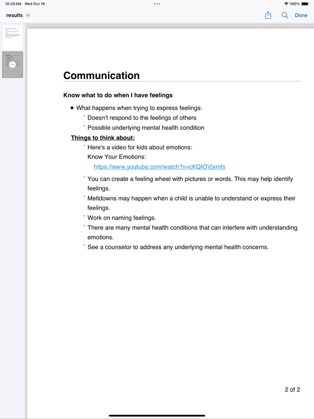 Creating Goals for Children screenshot 6 of 9