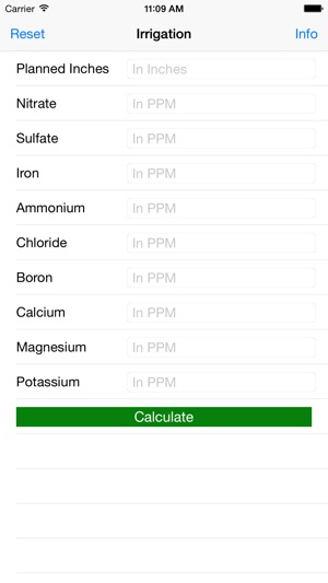 Crop Nutrients in Irrigation Water Calculator screenshot 3 of 5
