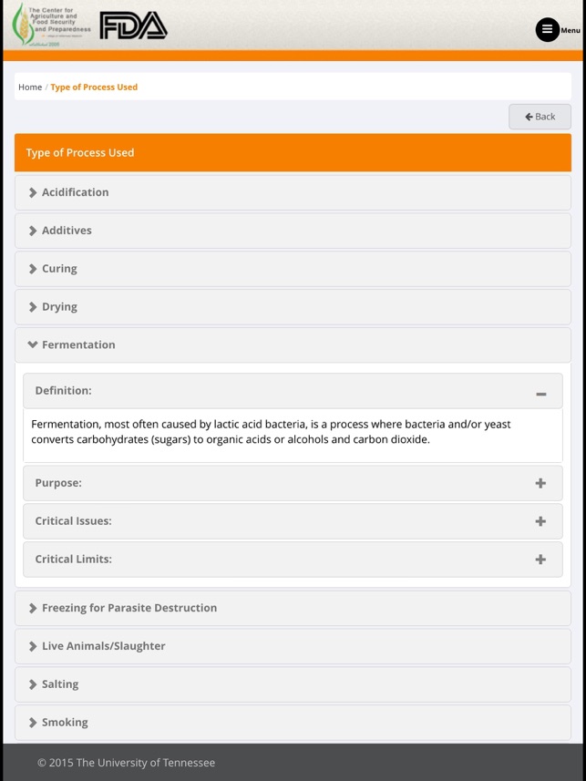 Cultural Foods Safety screenshot 4 of 8