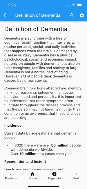 Dementia Guide Expert screenshot 3 of 28