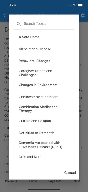 Dementia Guide Expert screenshot 4 of 28