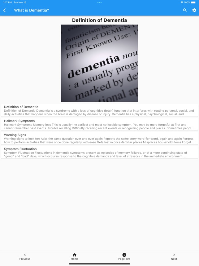 Dementia Guide Expert screenshot 9 of 28