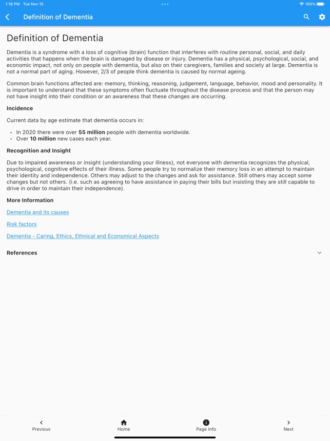 Dementia Guide Expert screenshot 10 of 28