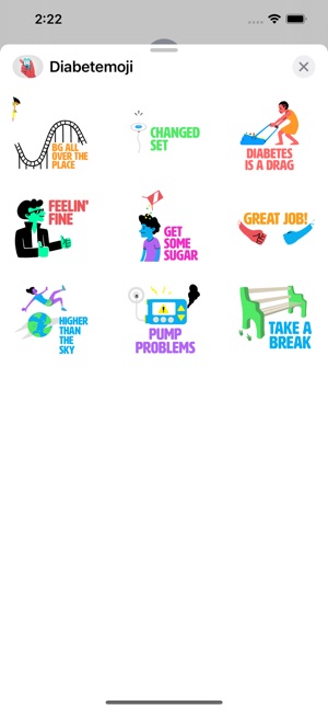 Diabetemoji Stickers screenshot 1 of 2