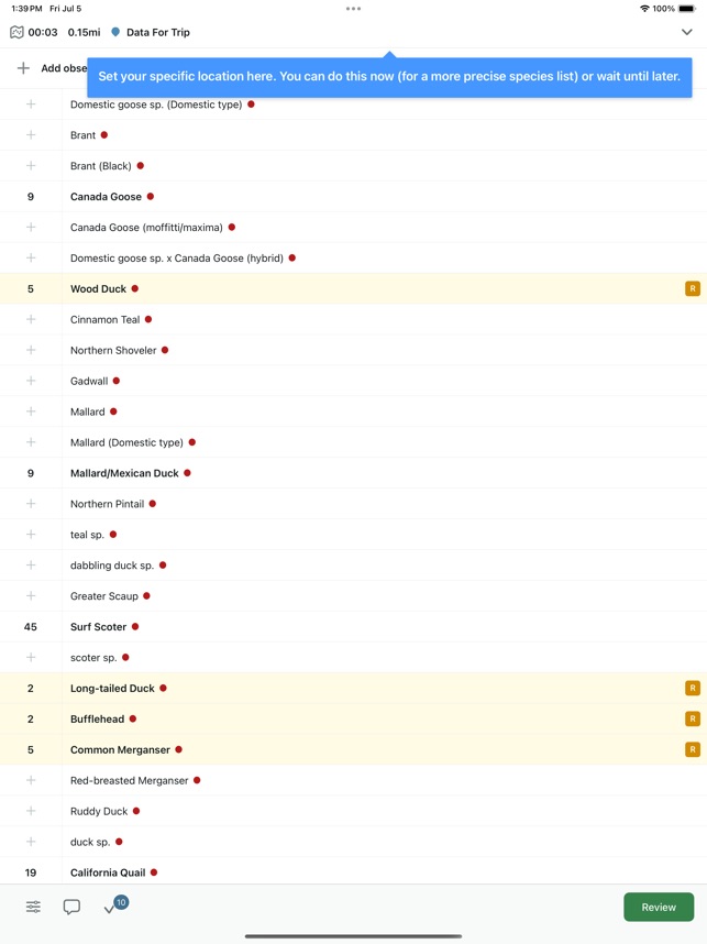 eBird screenshot 3 of 16