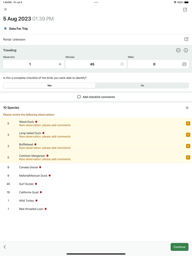 eBird screenshot 4 of 16