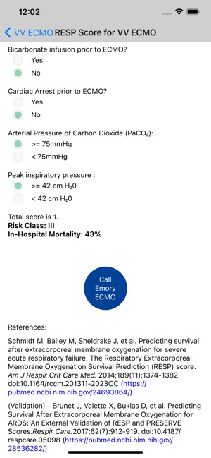 Emory ECMO screenshot 14 of 25