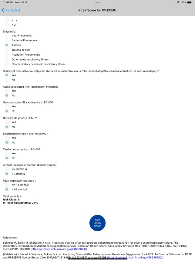 Emory ECMO screenshot 4 of 25