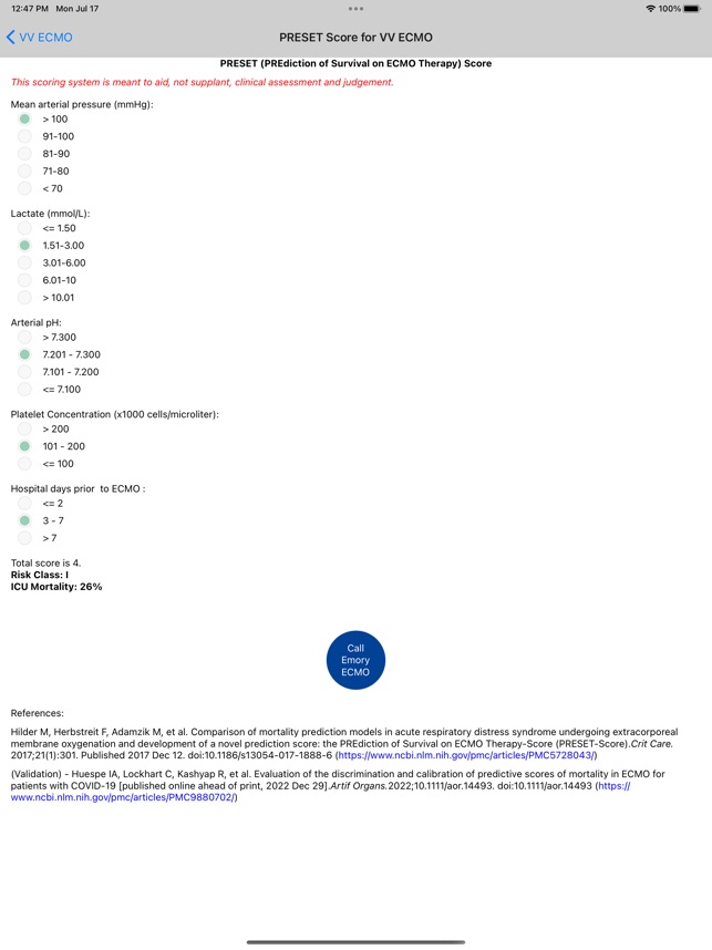 Emory ECMO screenshot 5 of 25