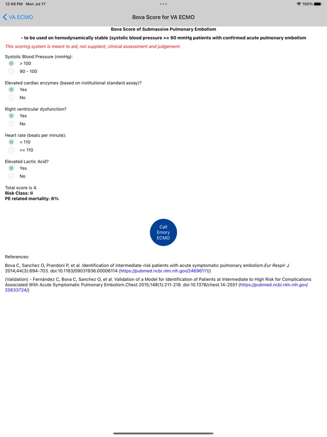 Emory ECMO screenshot 10 of 25