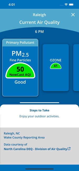 EPA AIRNow screenshot 11 of 25